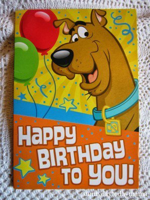 Scooby Doo birthday cards