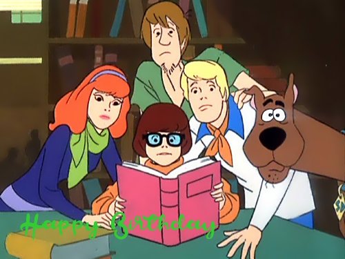 Scooby Doo birthday cards