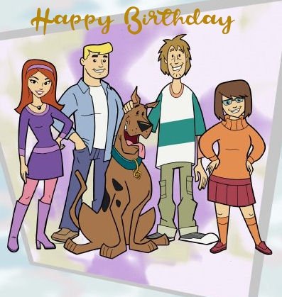 Scooby Doo birthday cards