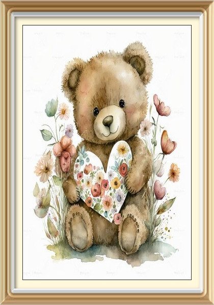 bears birthday cards