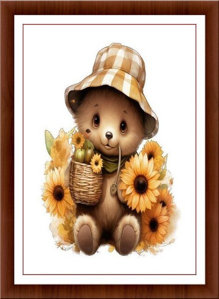 bears birthday cards