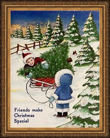 christmas-1900s ecards