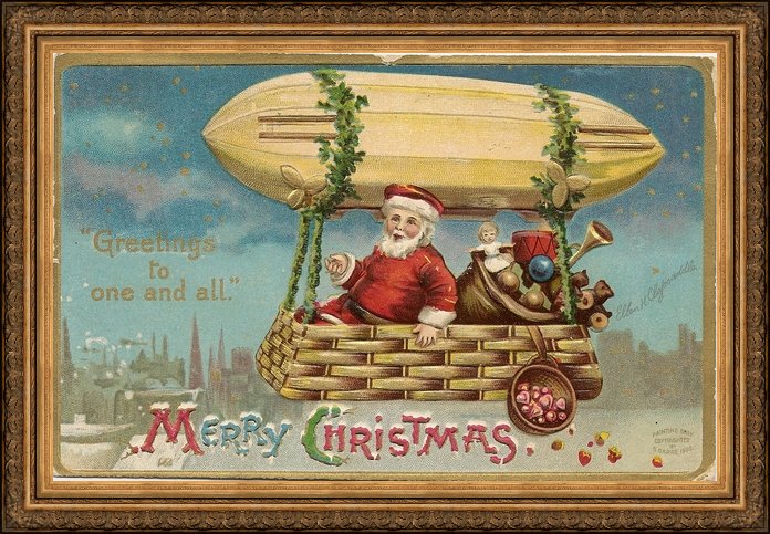 christmas 1900s ecards