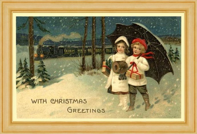 christmas-1900s ecards