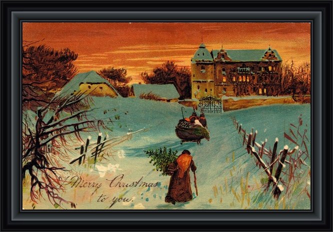 christmas 1900s ecards