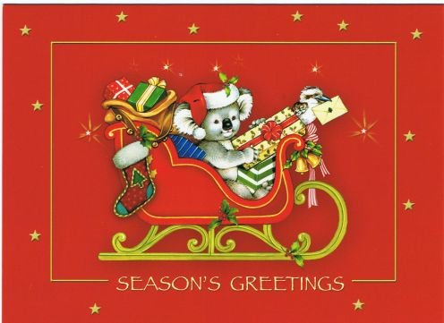 australia christmas cards