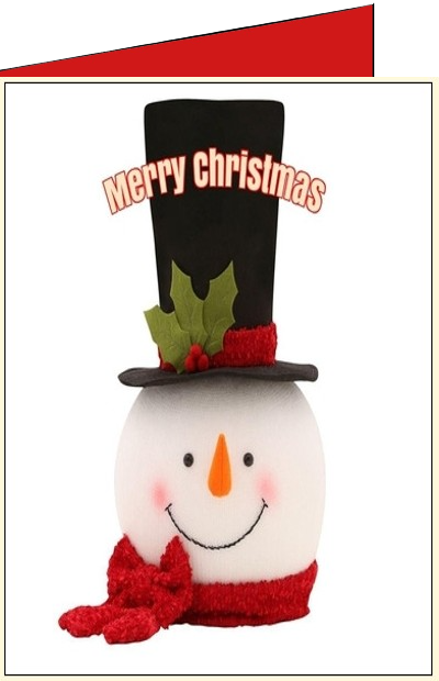 christmas snowman ecards