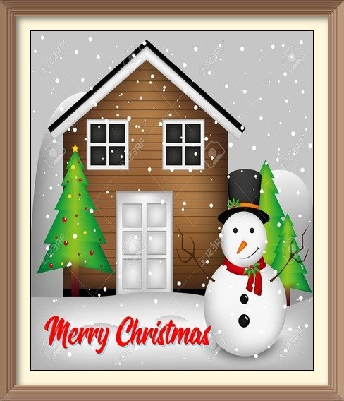 christmas snowman ecards