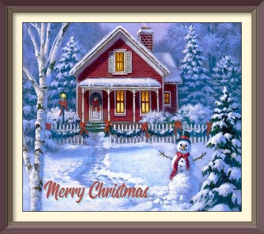 christmas snowman ecards