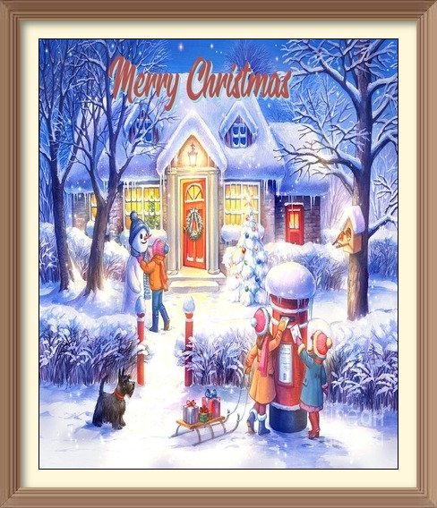 christmas snowman ecards