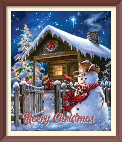 christmas snowman ecards