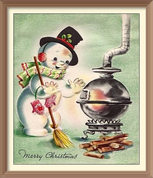 christmas snowman ecards