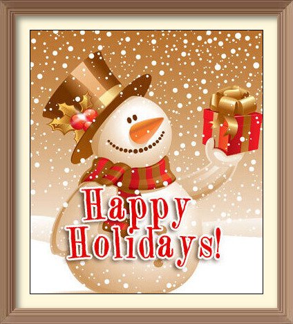 christmas snowman ecards