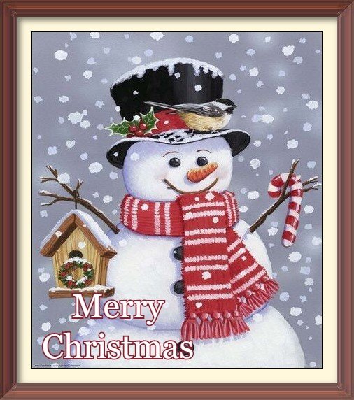 christmas snowman ecards