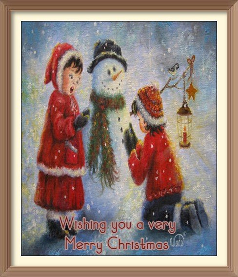 christmas snowman ecards