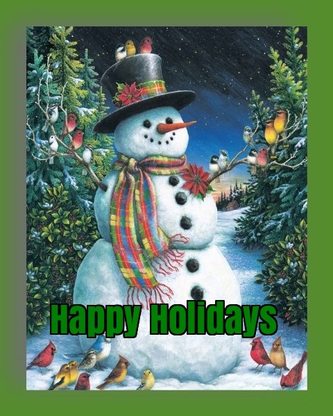 christmas snowman ecards