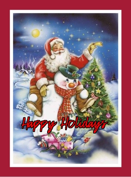 christmas snowman ecards