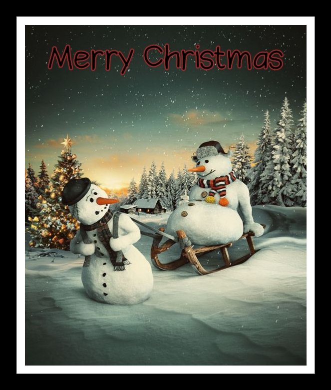 christmas snowman ecards