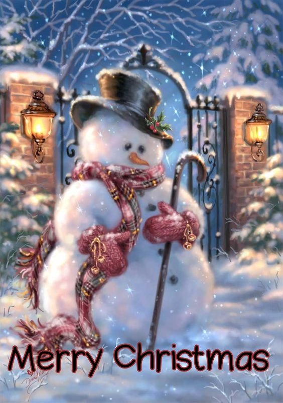 christmas snowman ecards