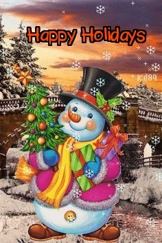 christmas snowman ecards