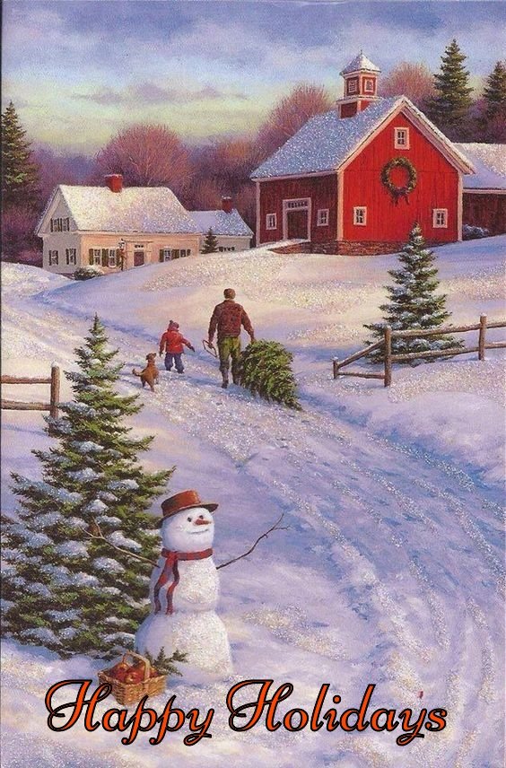 christmas snowman ecards