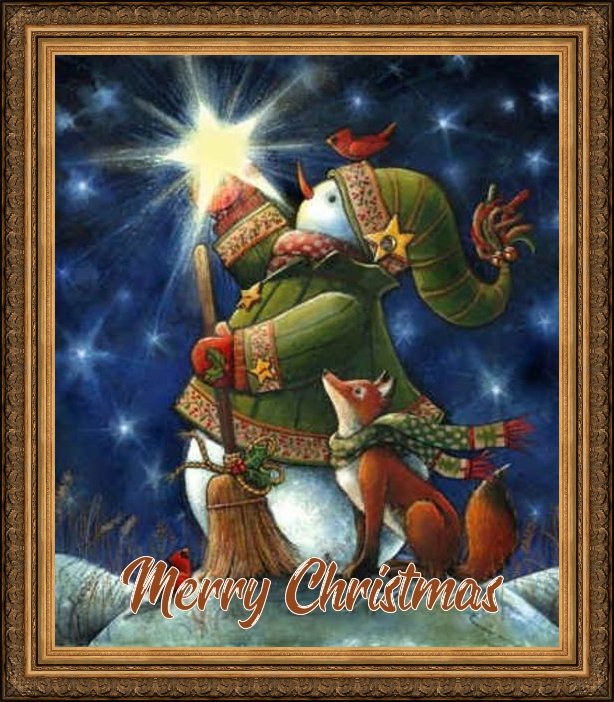 christmas snowman ecards