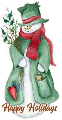 christmas snowman ecards