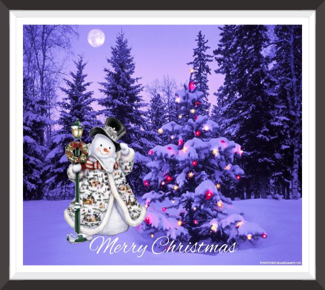 christmas snowman ecards