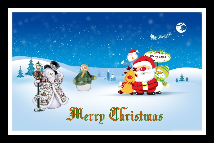 christmas snowman ecards