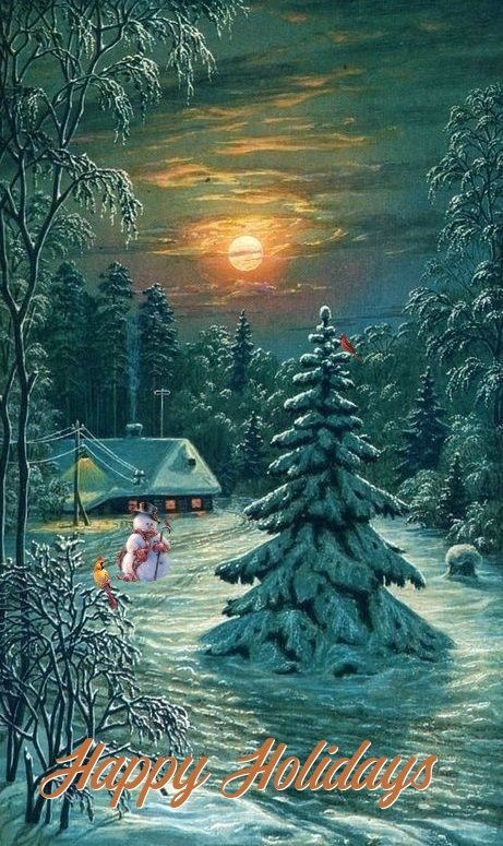 christmas snowman ecards