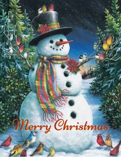 christmas snowman ecards