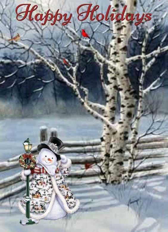christmas snowman ecards