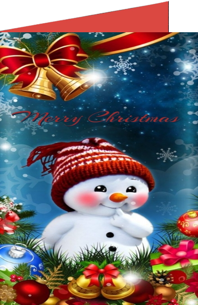 christmas snowman ecards