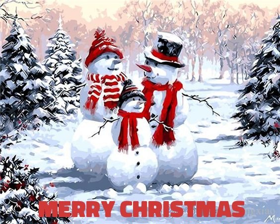 christmas snowman ecards