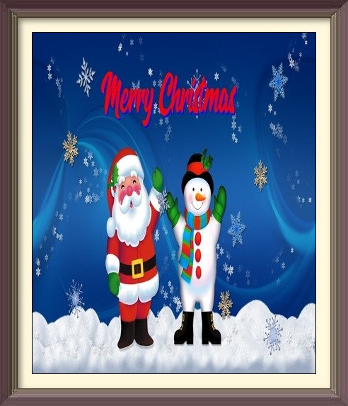 christmas snowman ecards