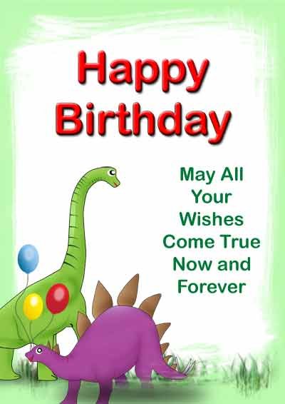 dinosaur birthday cards