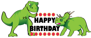 dinosaur birthday cards