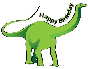 dinosaur birthday cards