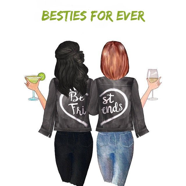 girls-friendship ecards