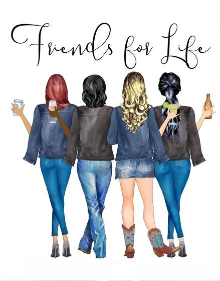 girls-friendship ecards