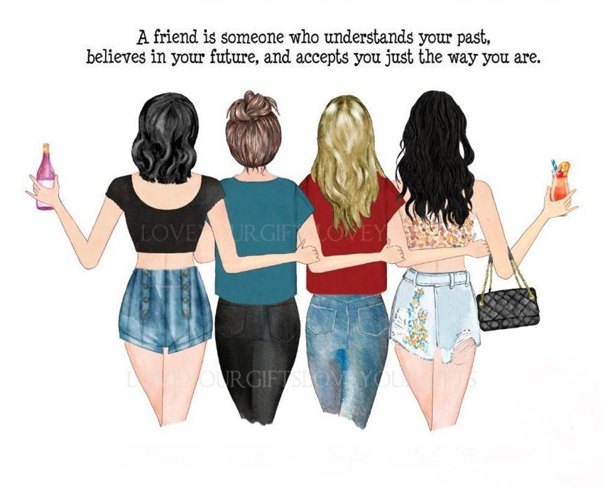 girls-friendship ecards