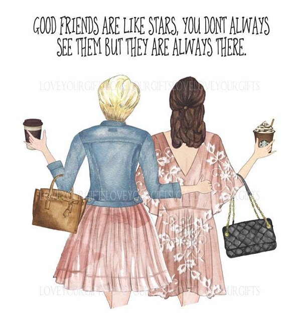 girls-friendship ecards