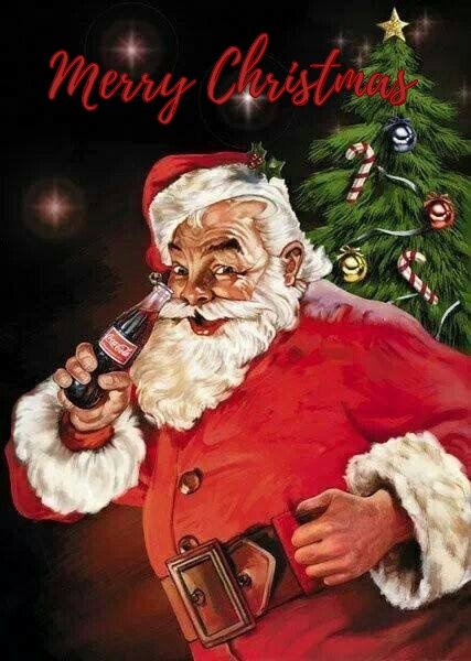 santa-and-coca-cola greeting cards