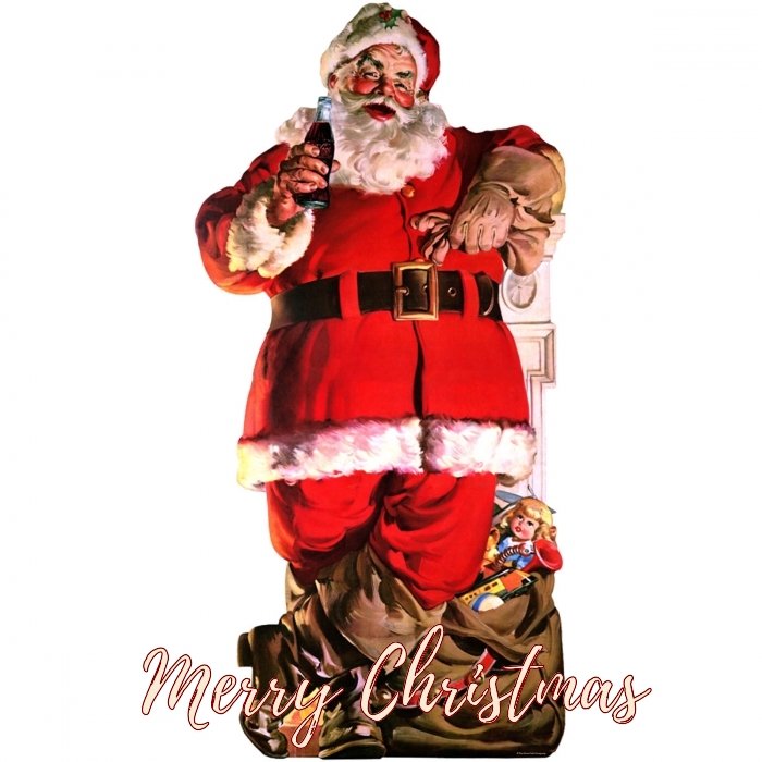 santa-and-coca-cola greeting cards