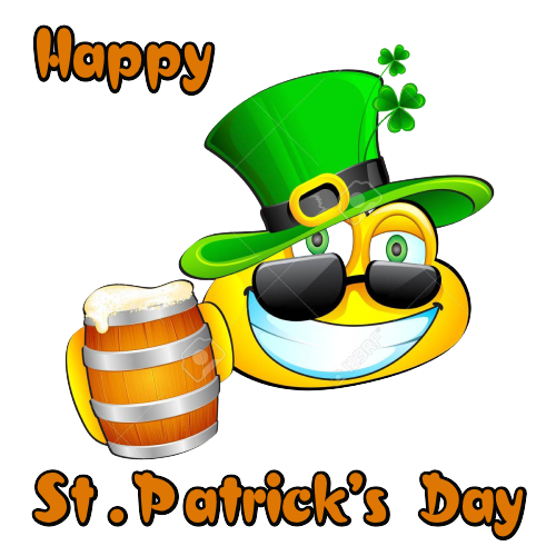 st.patricks emoji cards