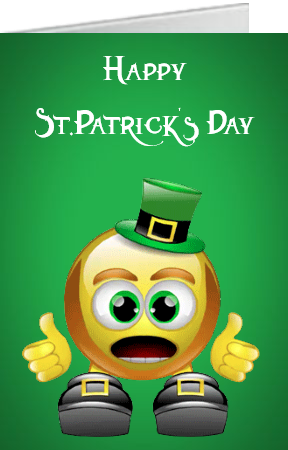 st.patricks emoji cards