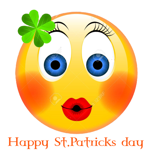 st.patricks emoji cards