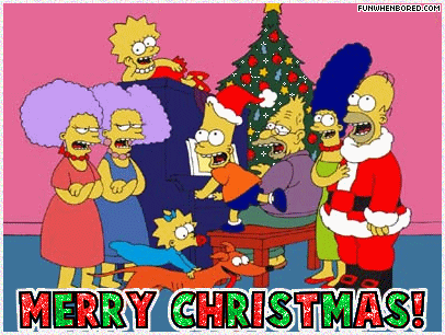 the simpsons christmas cards
