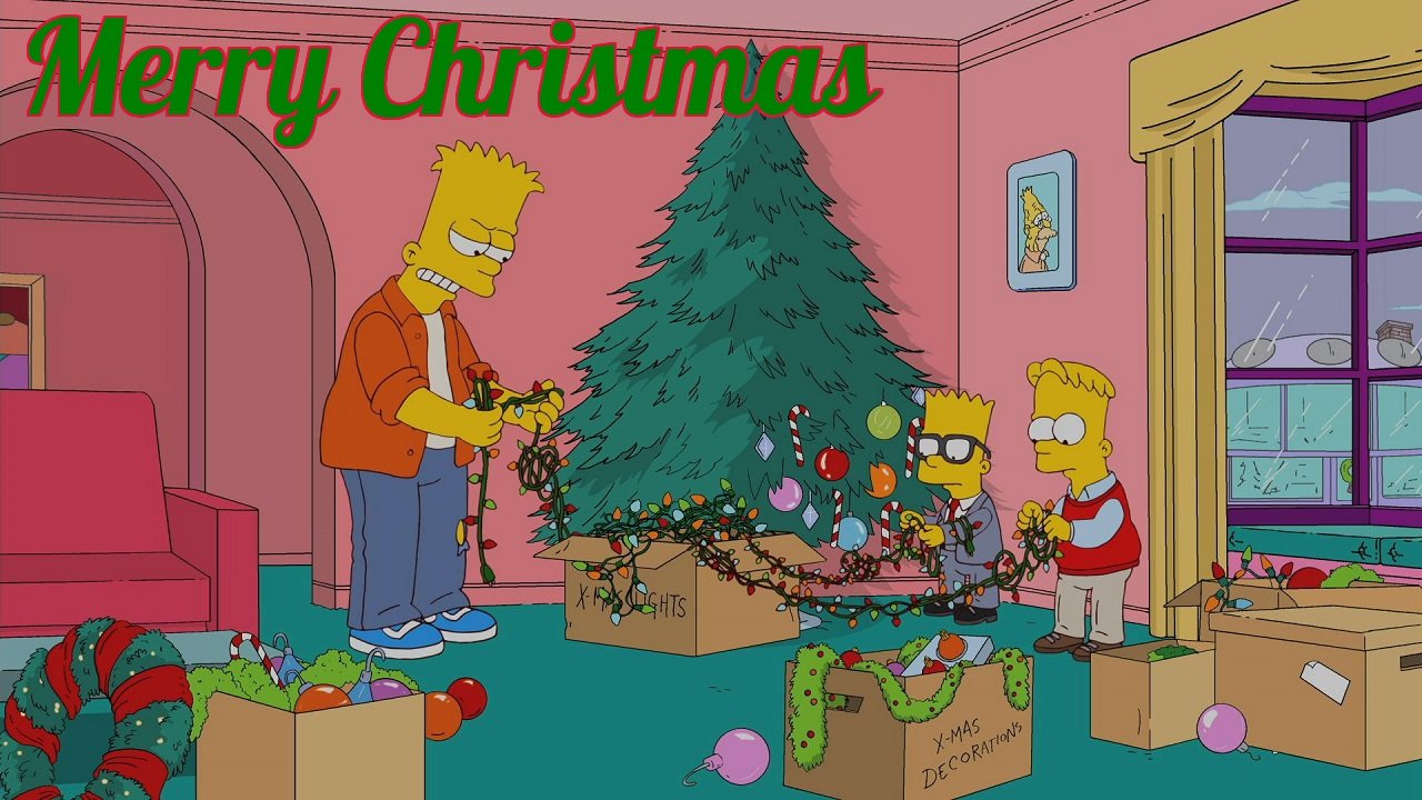 the simpsons christmas cards