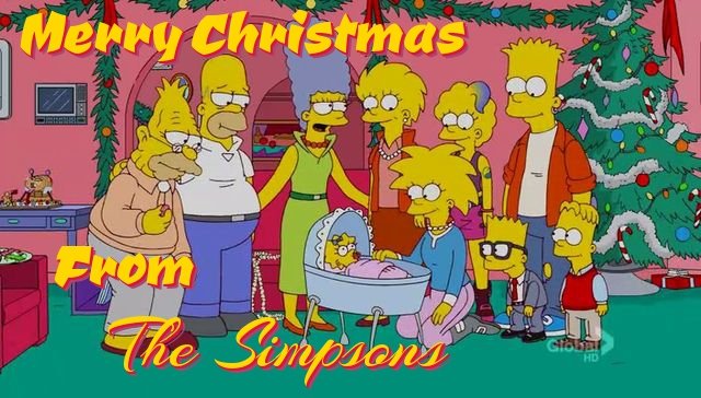 the simpsons christmas cards